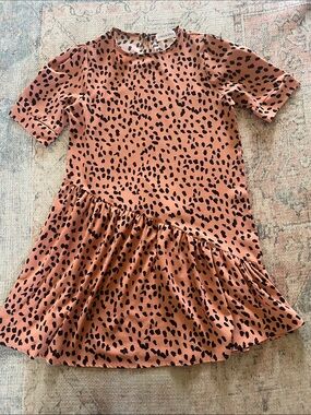 Women leopard print dress